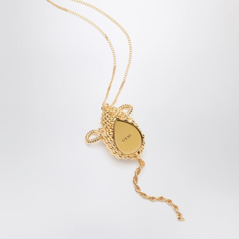 Loewe Mickey Mouse Necklace In Gold Brass Women - 2