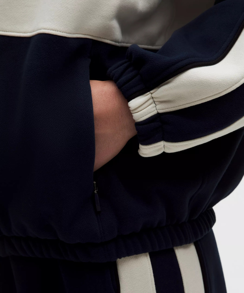 Women's Steady State Oversized Funnel Full Zip *Stripe 5
