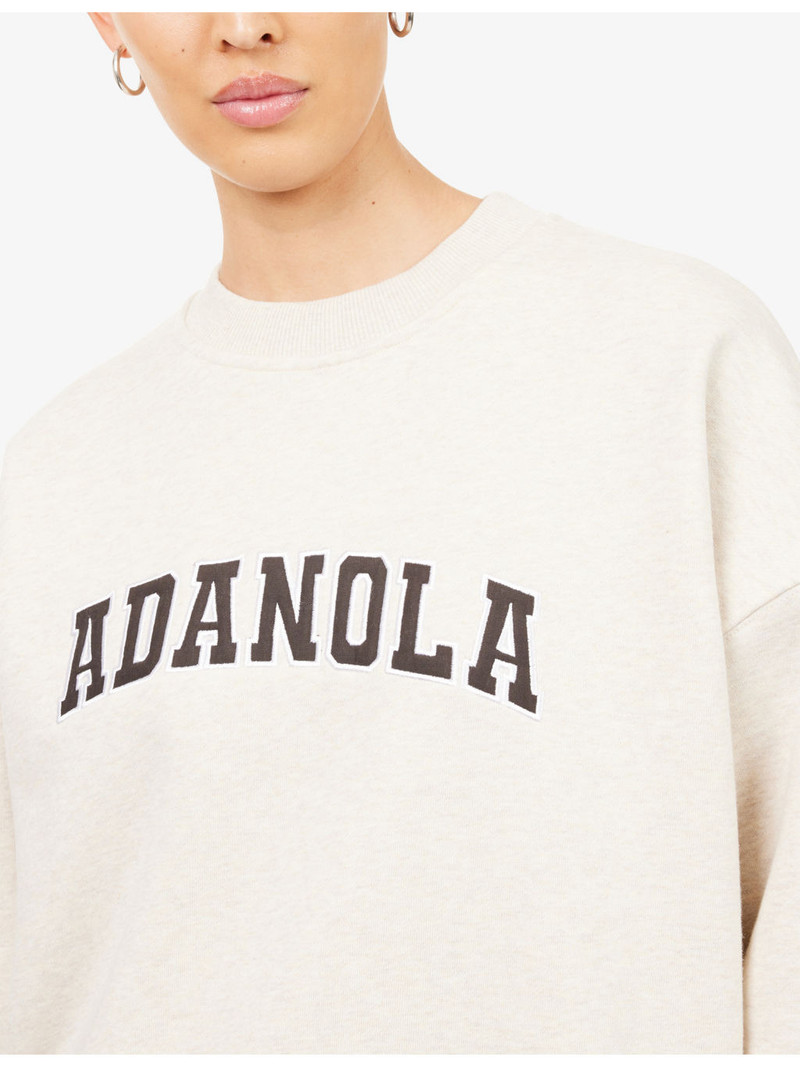 Varsity Oversized Cotton Sweatshirt 5