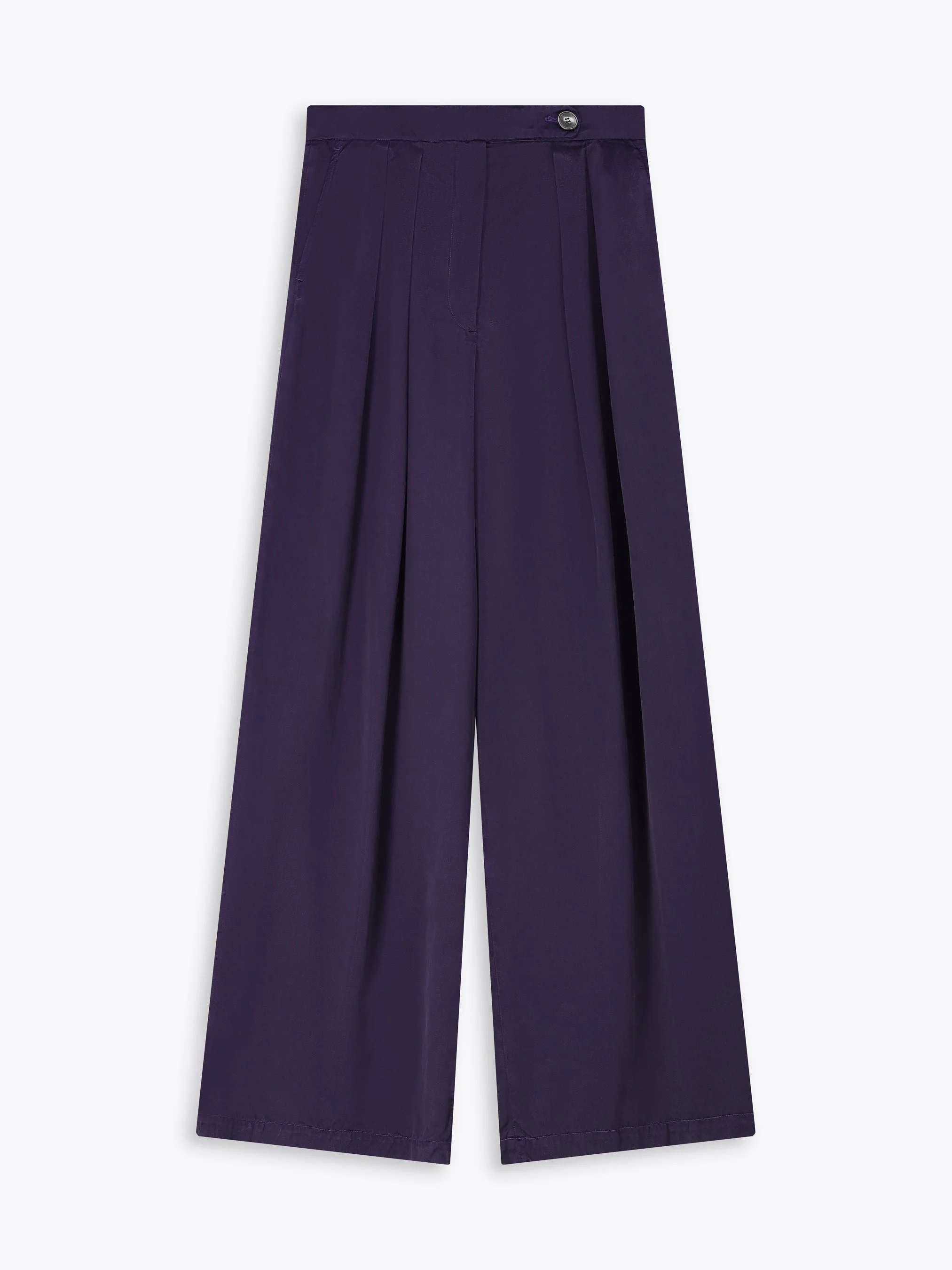 WIDE PLEATED PANTS - 1