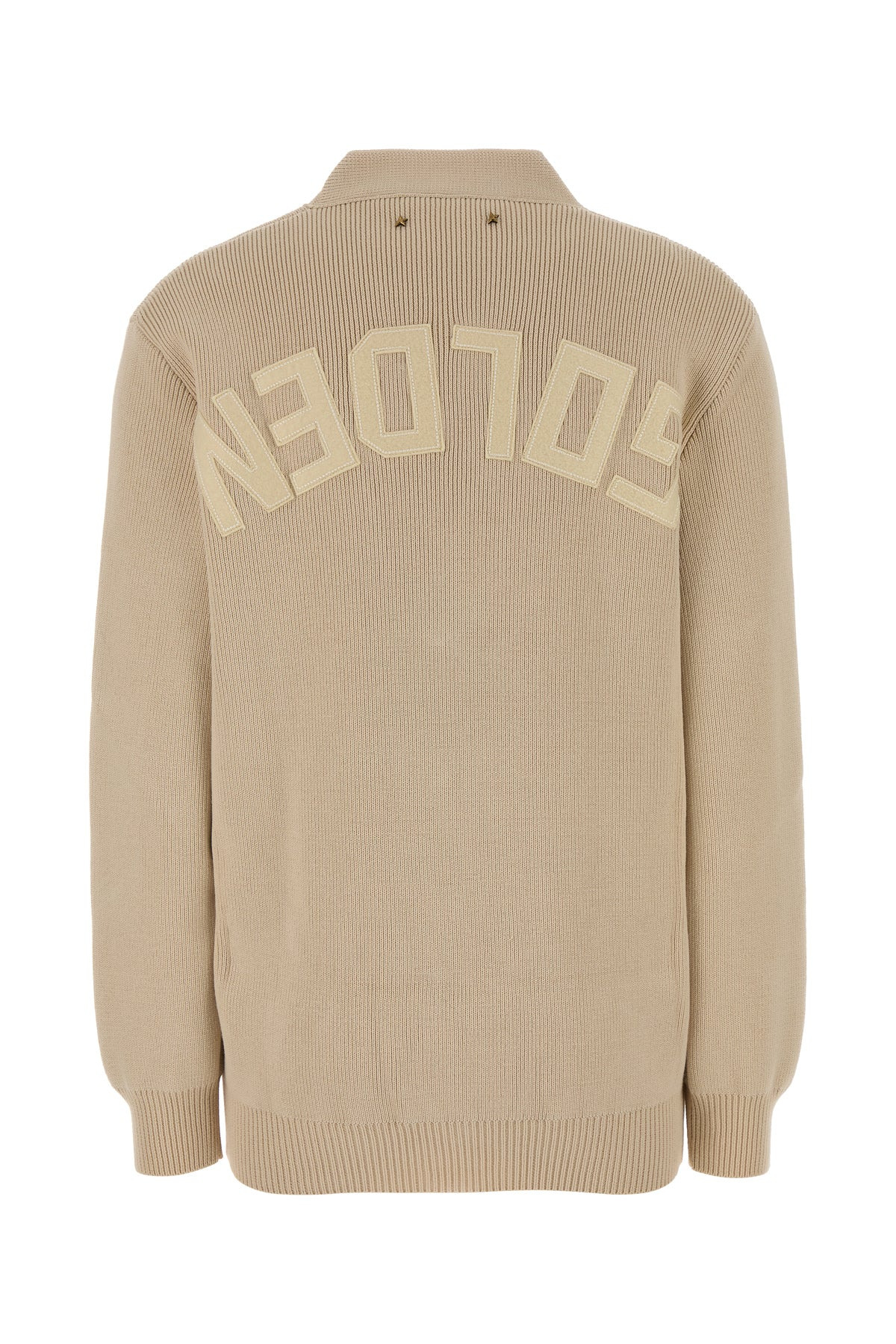 Beige stretch cotton blend Danielle cardigan - 2