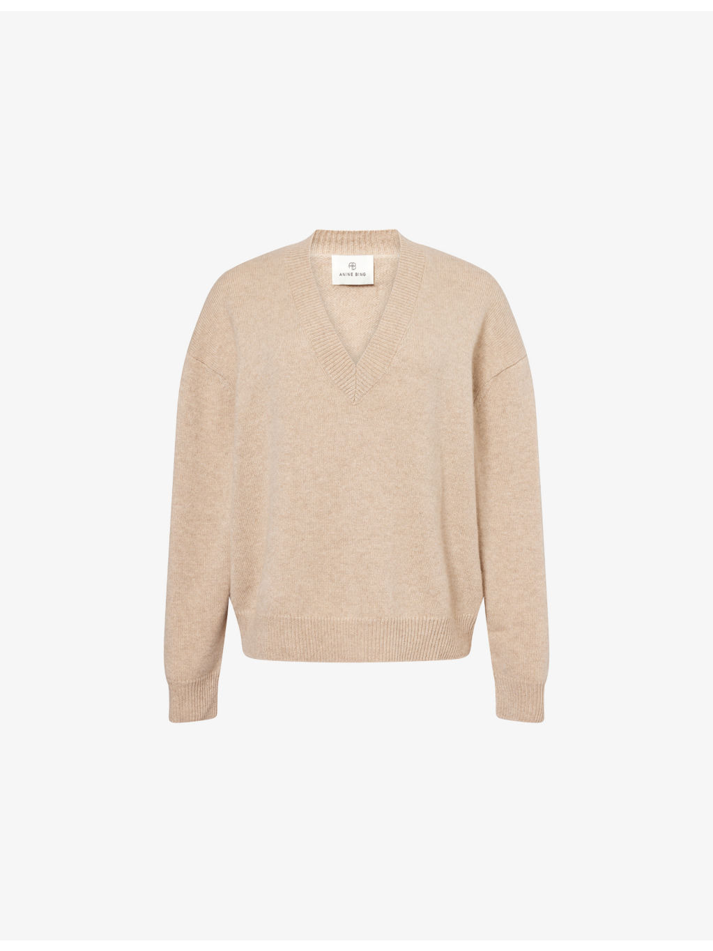 Lee V-Neck Cashmere Jumper - 1