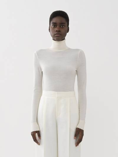 Chloé FITTED HIGH-NECK SWEATER outlook