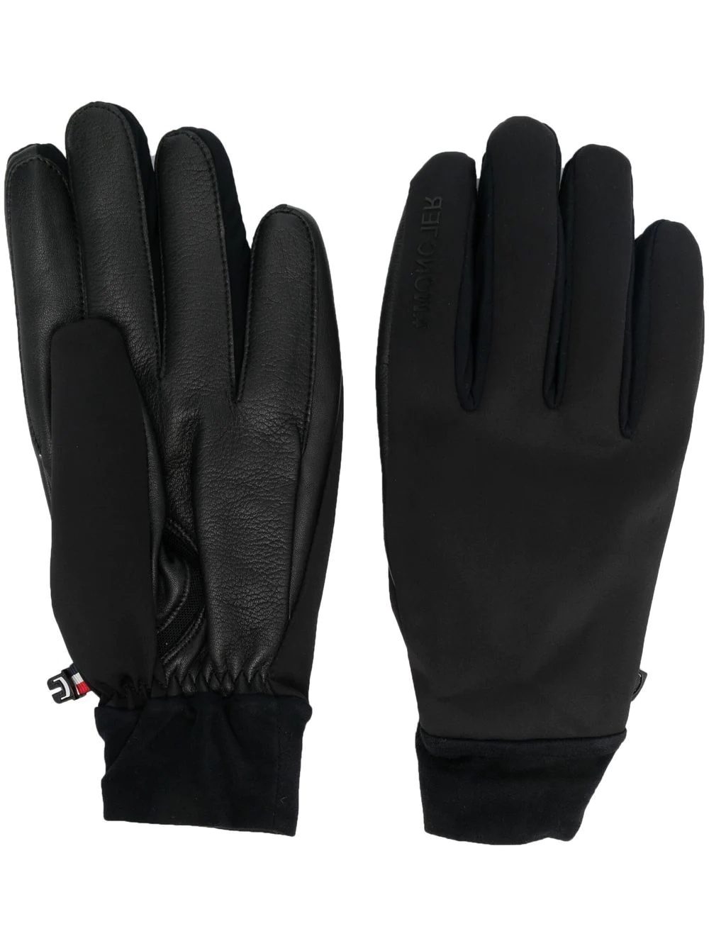 logo padded gloves - 1