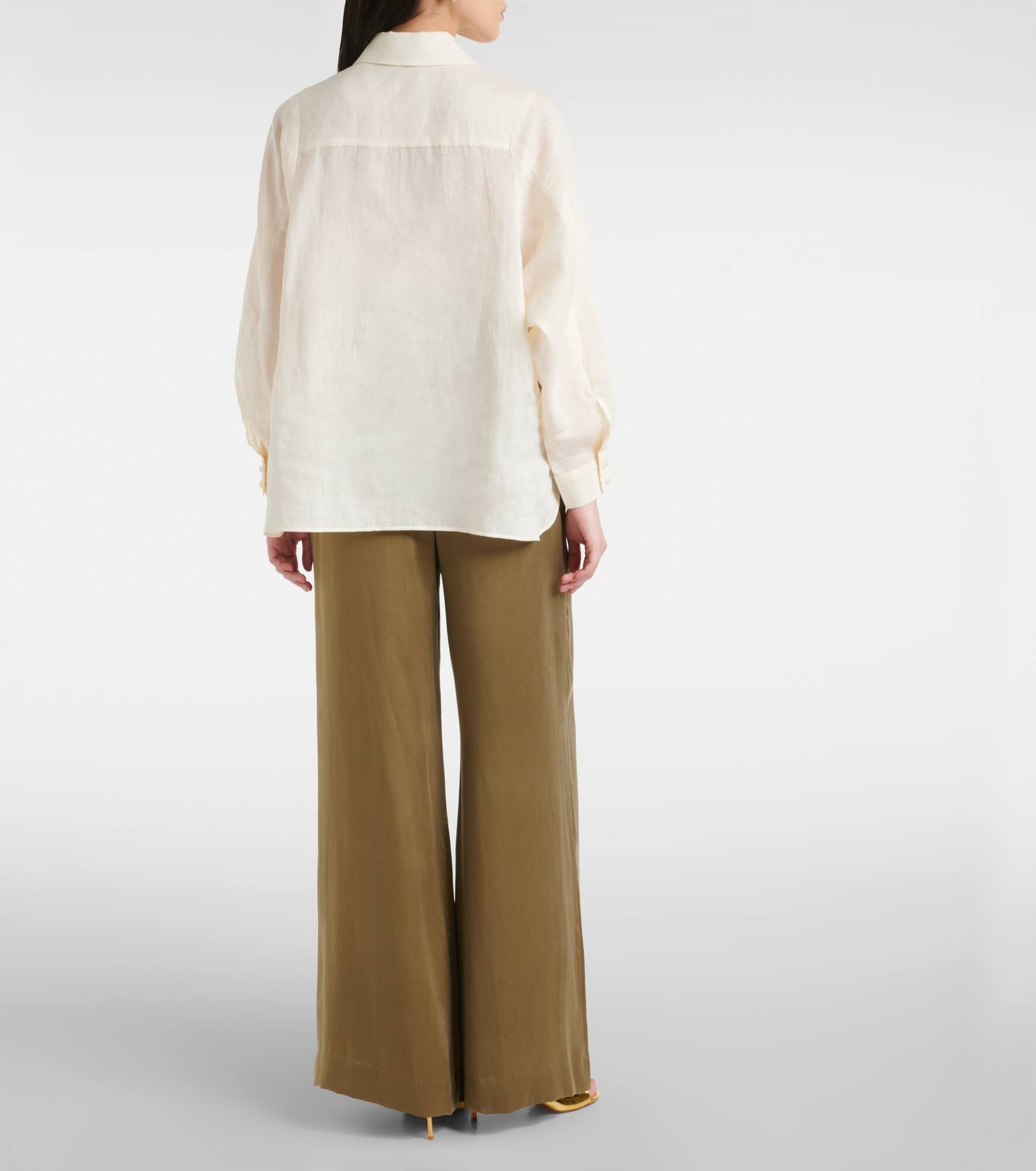 Crush ramie shirt - 3