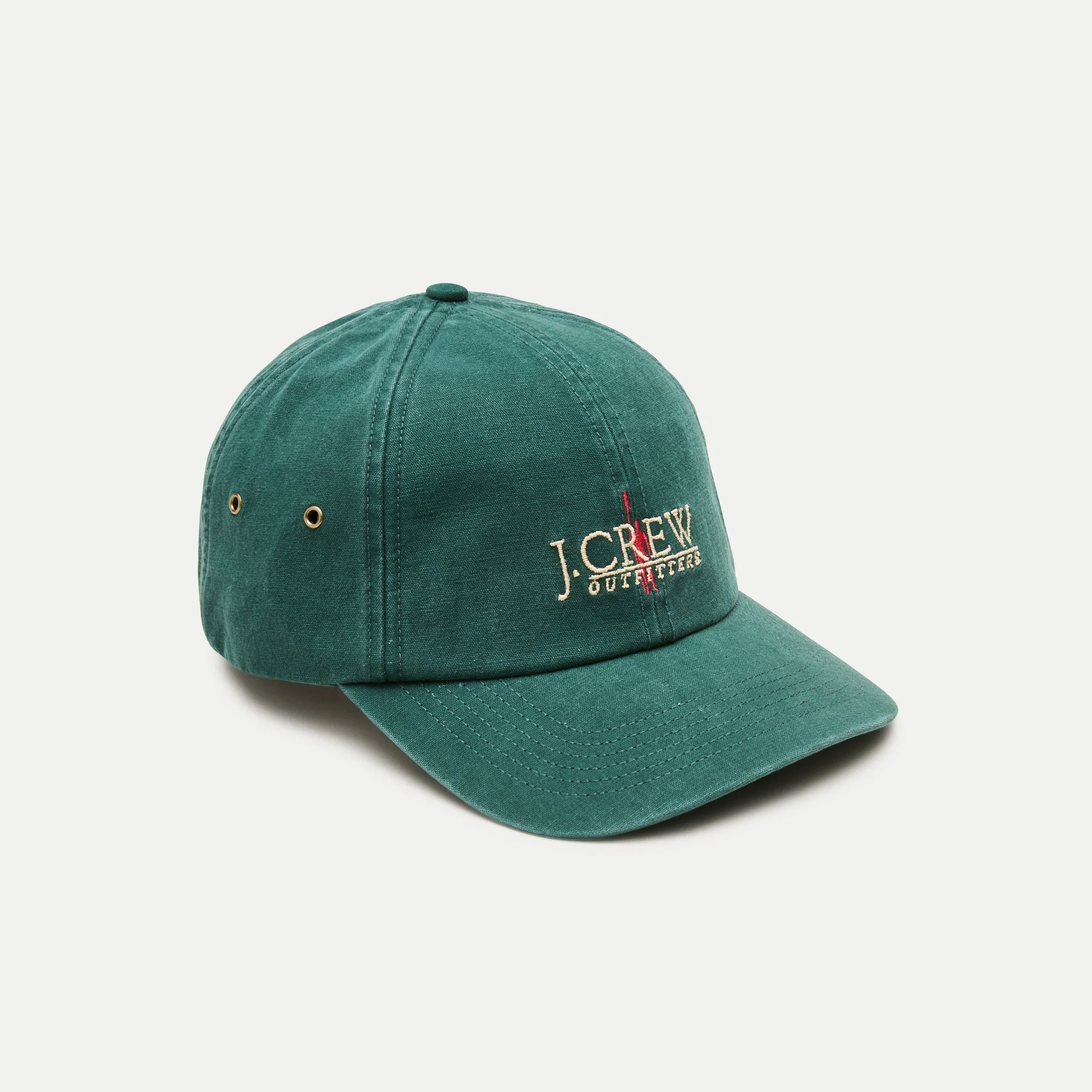 Cotton canvas J.Crew™ Outfitters logo baseball cap - 1