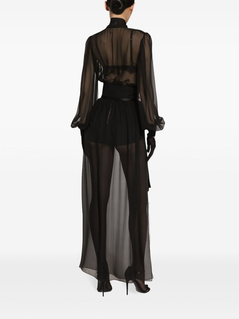 silk skirt - 4
