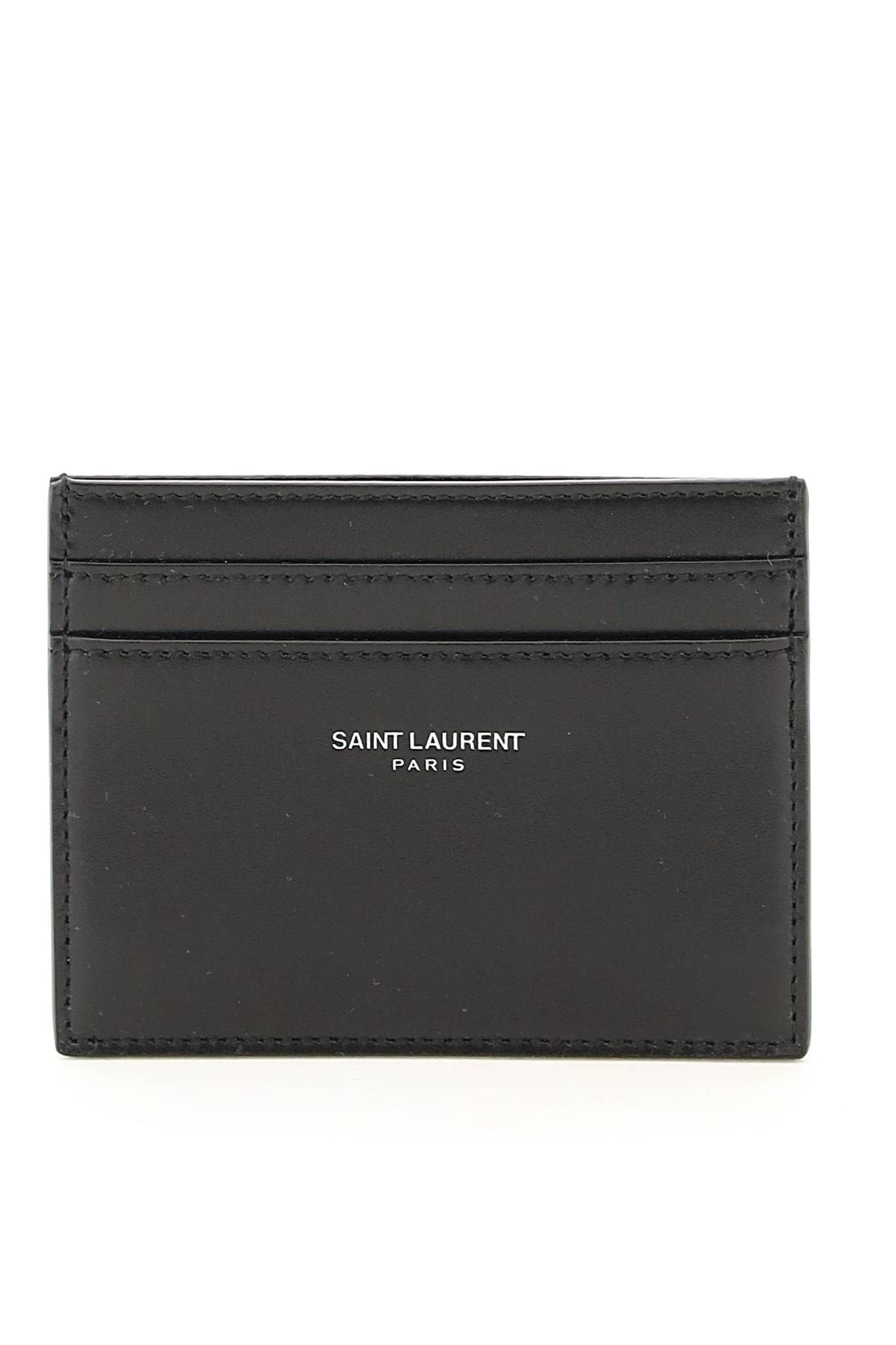 CARD HOLDER IN SMOOTH LEATHER - 1