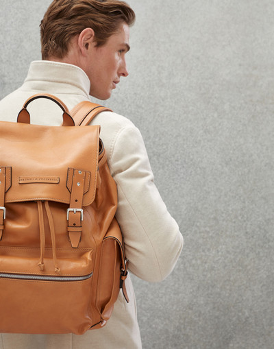 Brunello Cucinelli Cowhide city backpack outlook