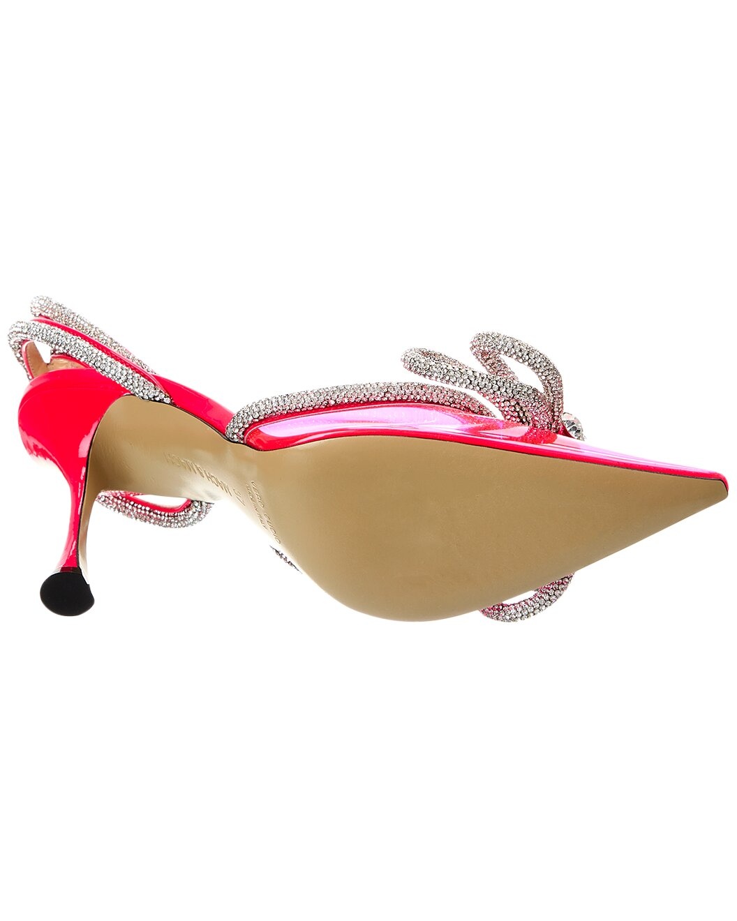 Mach & Mach Double Bow Vinyl & Leather Pump - 4