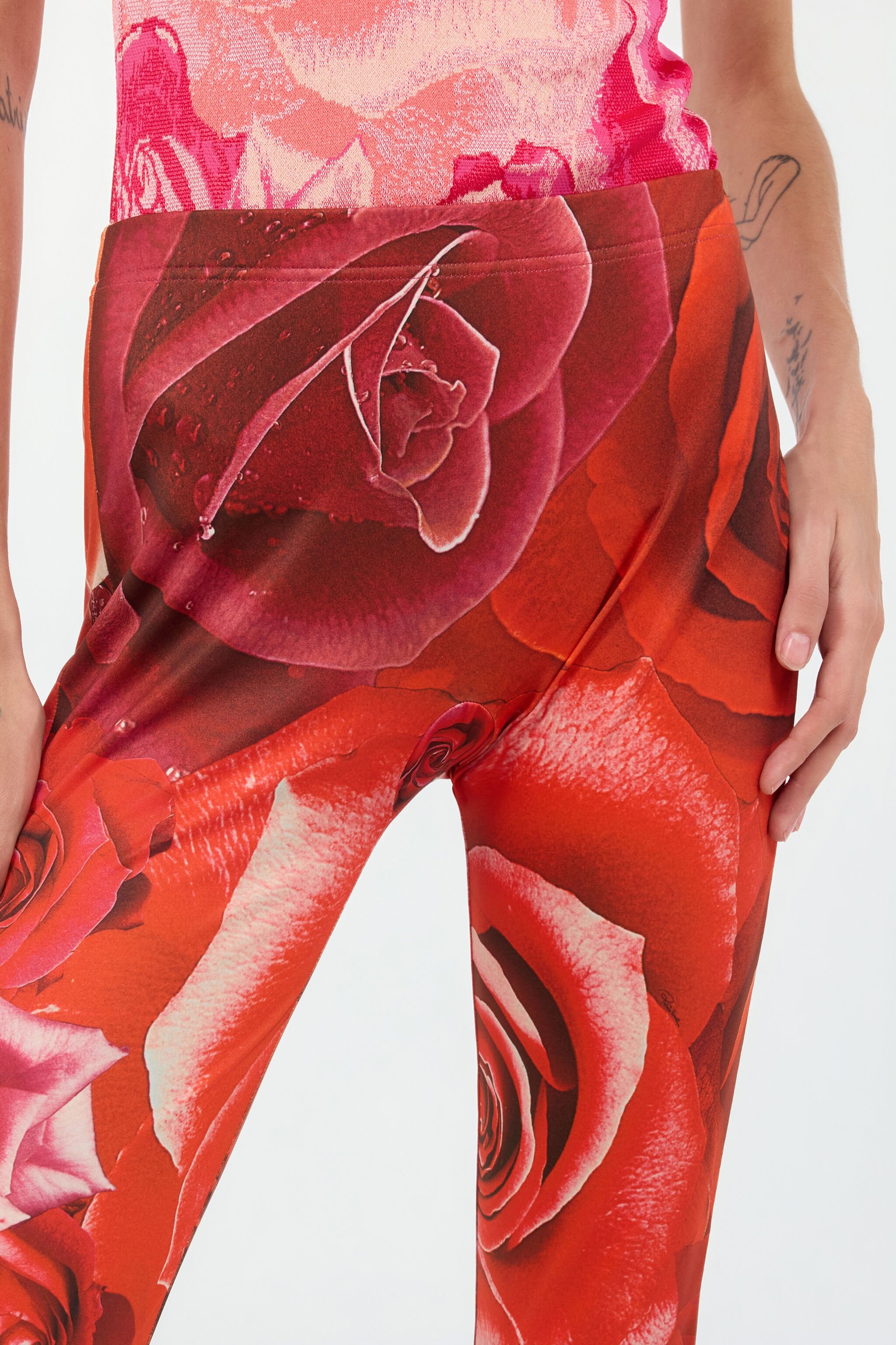 Leggings With Garden Rose Print - 6