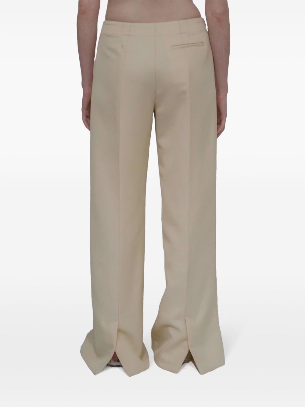 slit hem trousers - 5