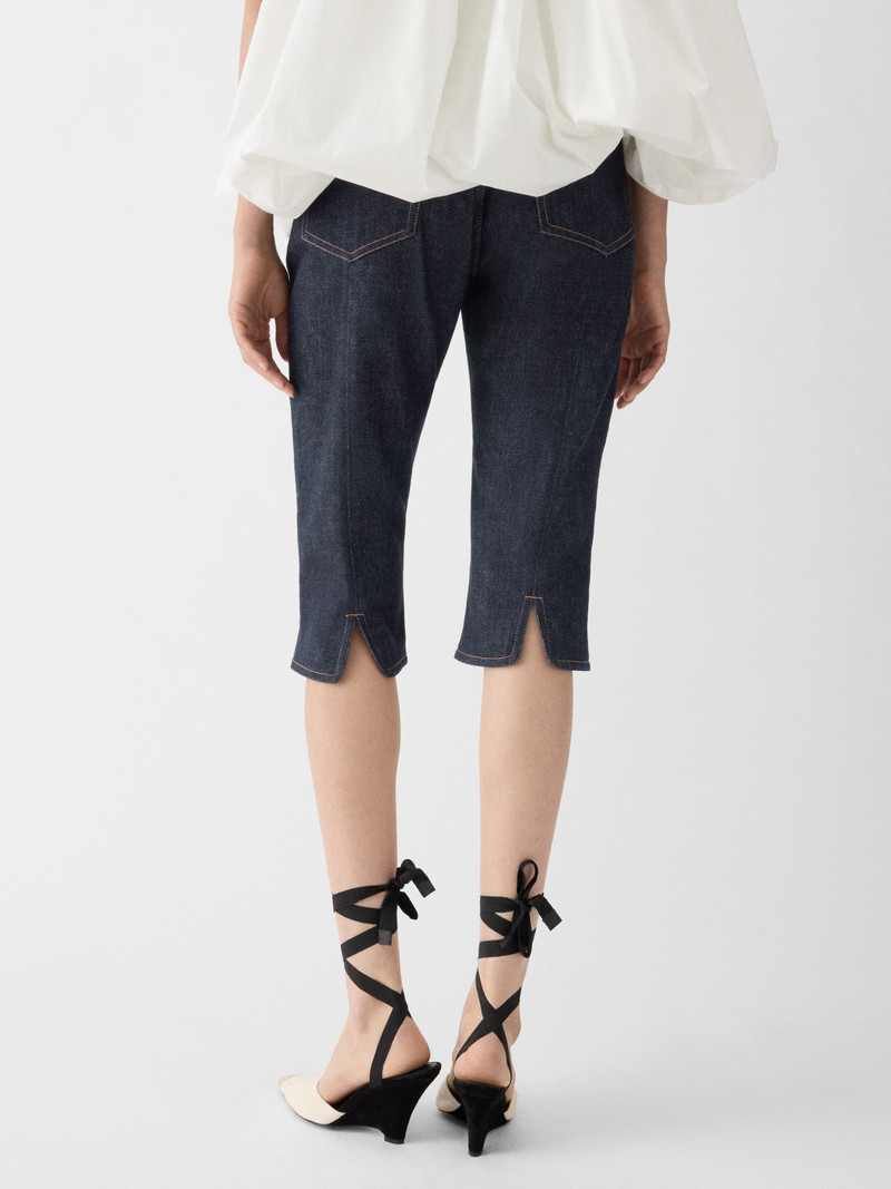 The de-Nîmes denim capri pants 4