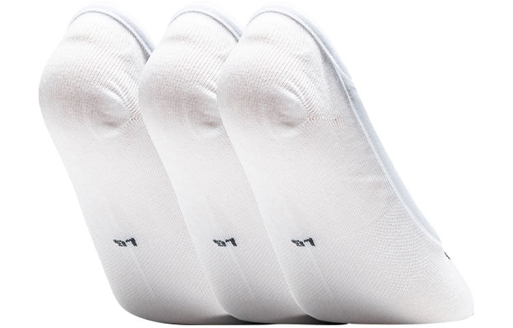 Under Armour Essential Lolo Liner Socks (3 Pack) 'White' 1361148-100 - 2