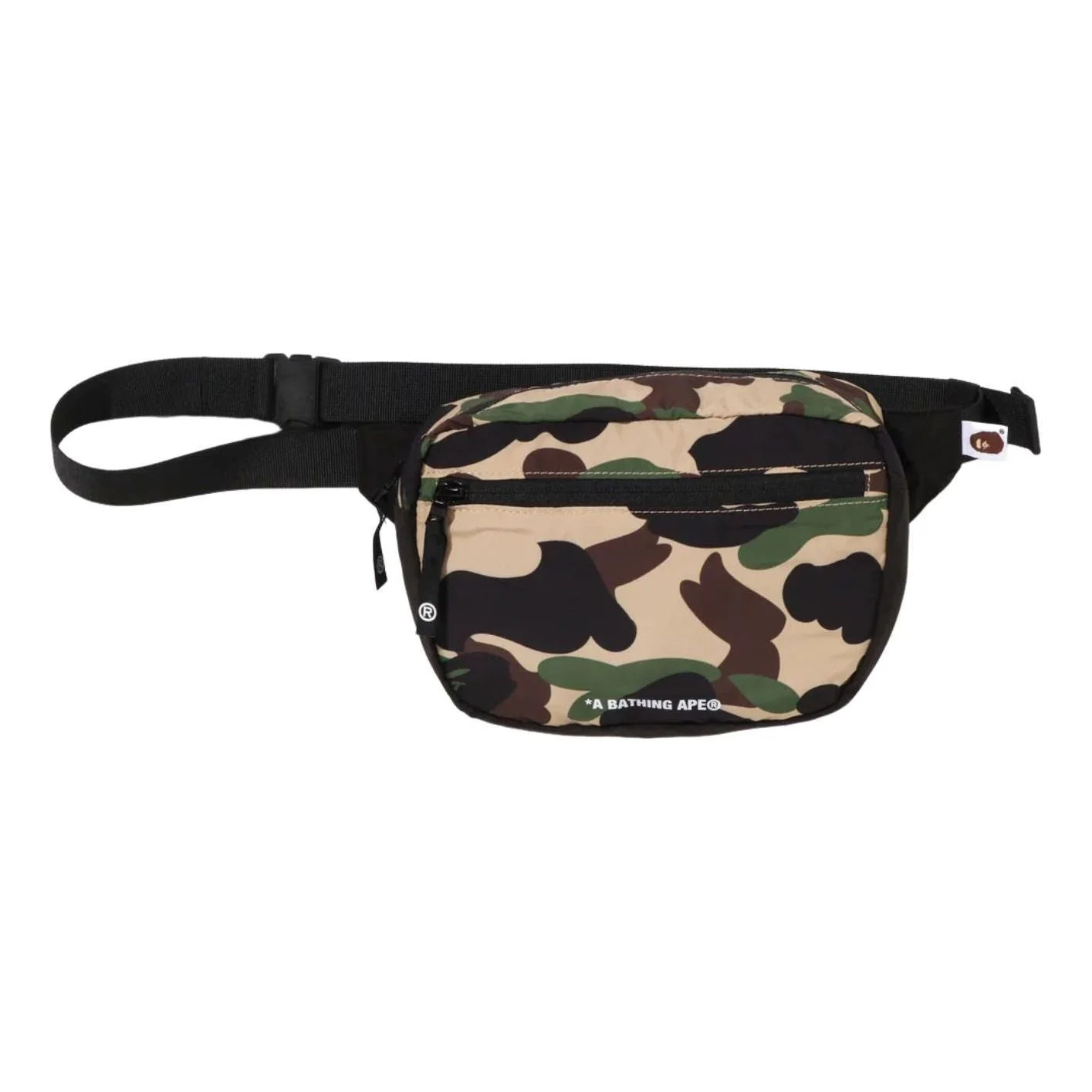 A Bathing Ape 1st Camo Packable Waist Back M Travel 'Yellow' 0ZXBGMX00290QYEX - 1