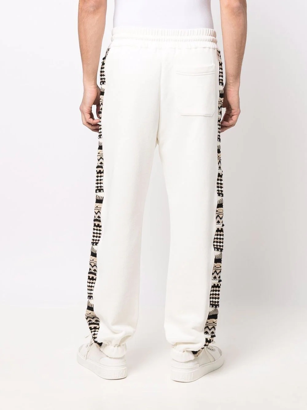 side-panel track pants - 4