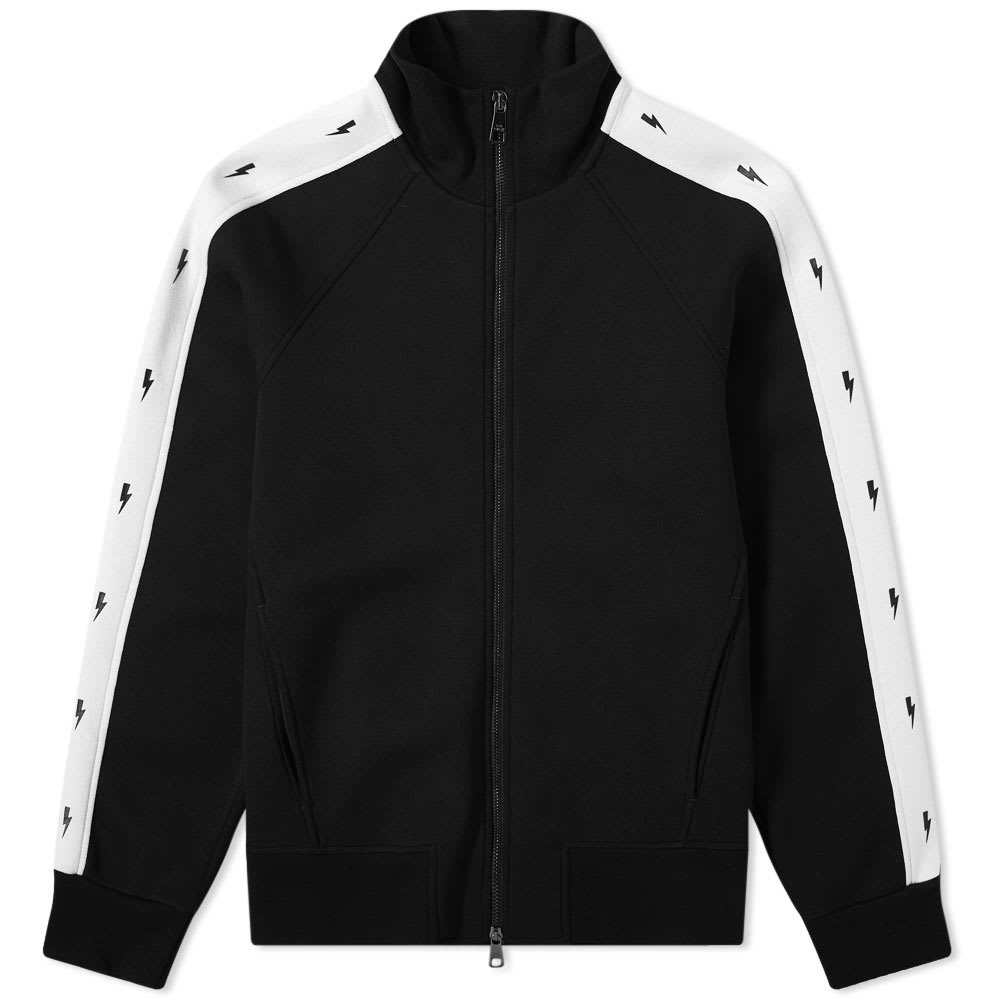 Neil Barrett Lightning Bolt Taped Track Jacket - 1