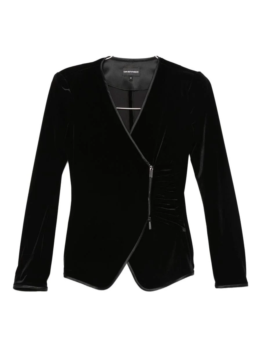 Emporio Armani Velvet Blazer Jacket - 1