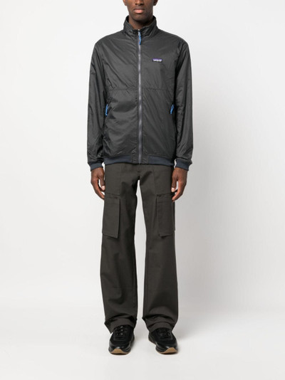 Patagonia logo-patch lightweight jacket outlook