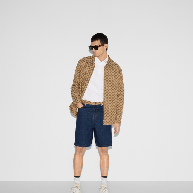 Printed cotton polo shirt 6