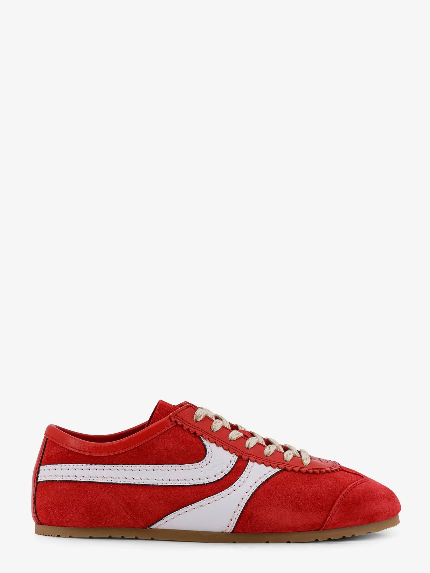 Dries Van Noten Women Suede Sneakers - 1