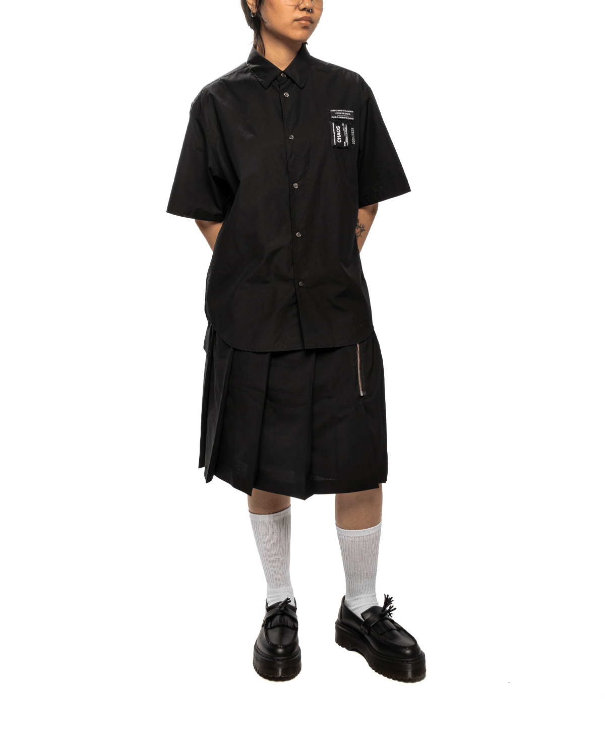 Cotton Poplin Shirt Black - 2
