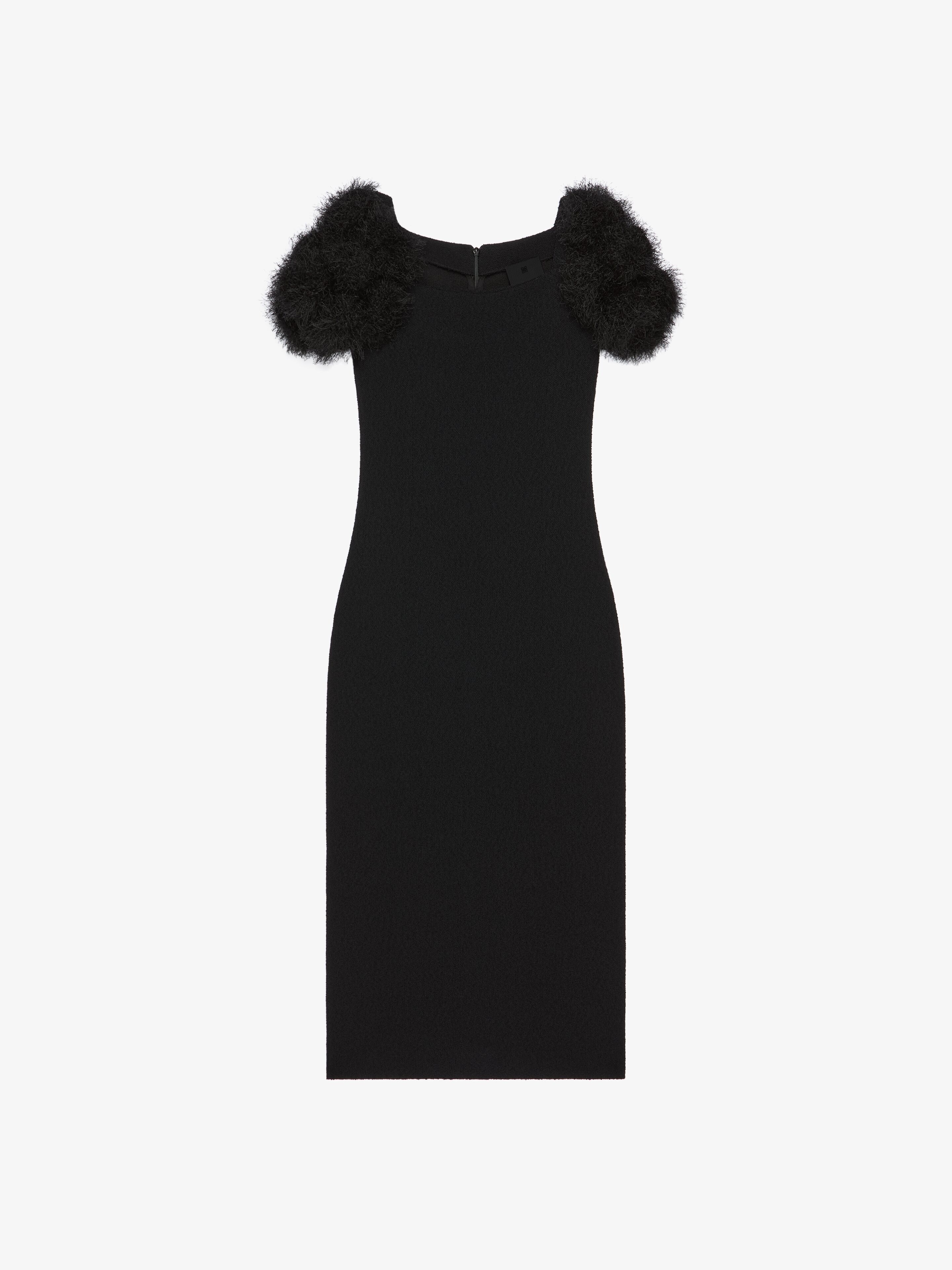 DRESS IN KNIT WITH POMPOMS - 4