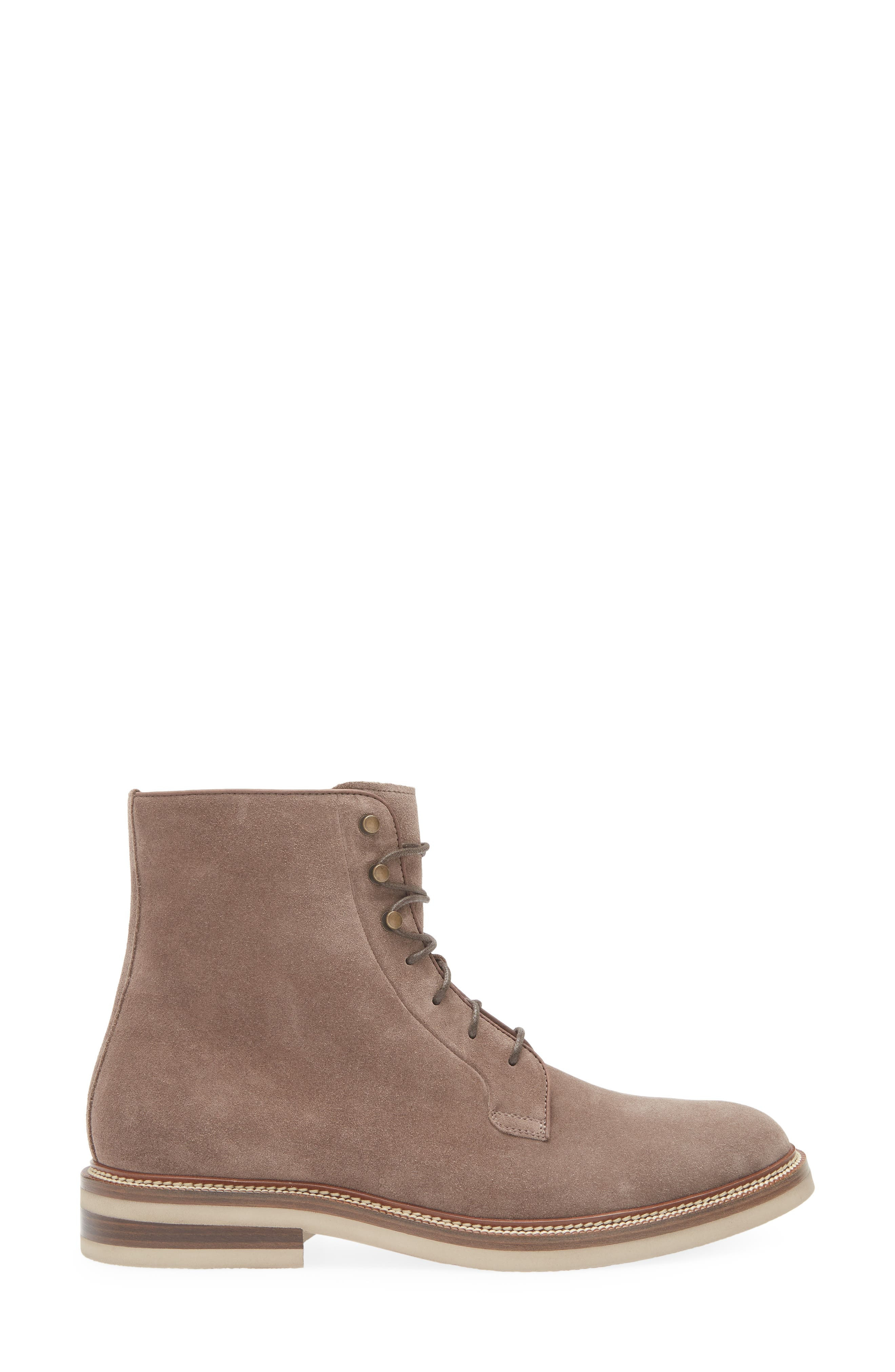 Brunello Cucinelli Lace-Up Boot in C2637 Bisonte at Nordstrom - 3