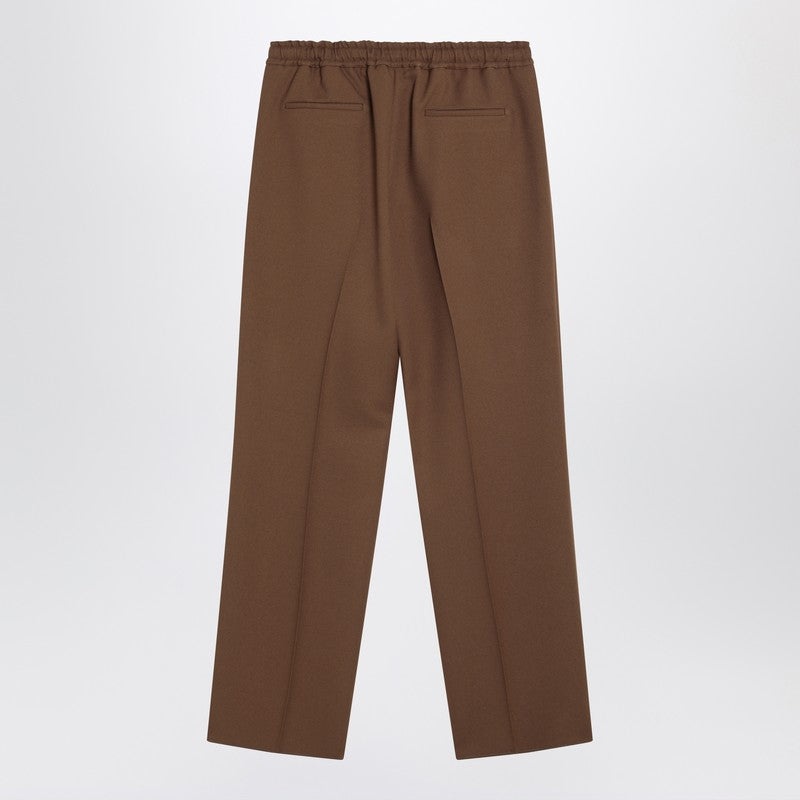 Valentino Brown gabardine trousers - 2