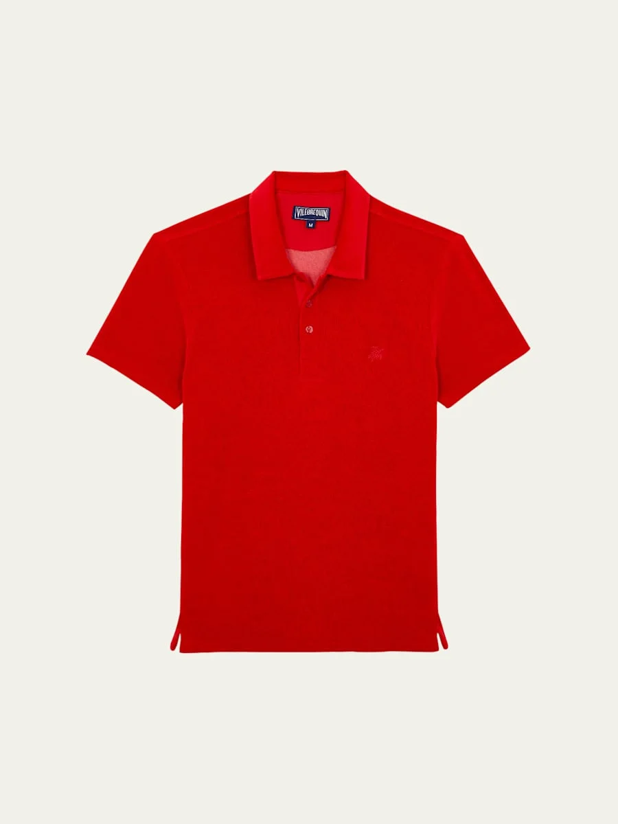 Men's Organic Terry Polo Shirt - 1