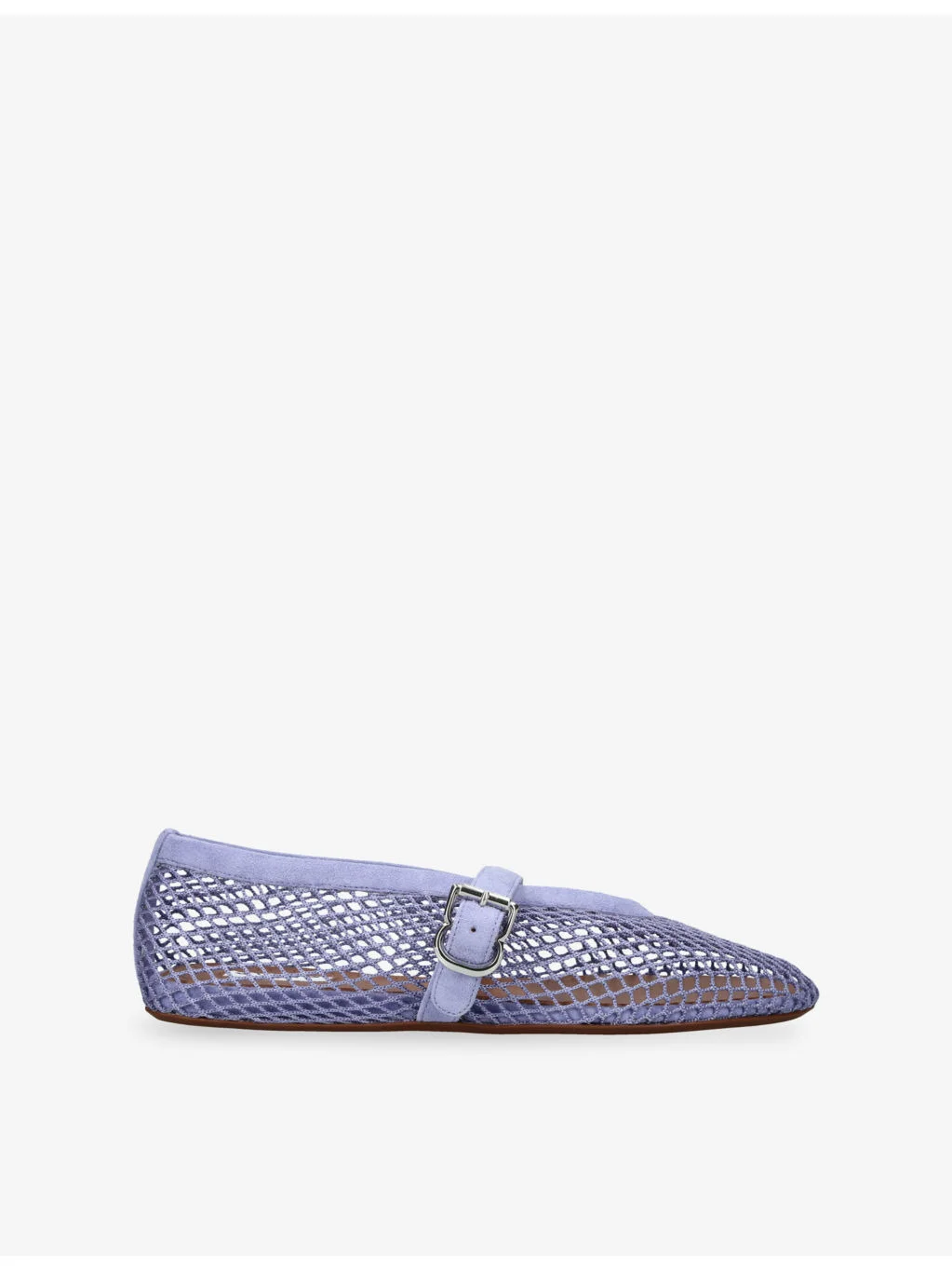 Ballerina Mesh and Suede Ballet Flats - 1