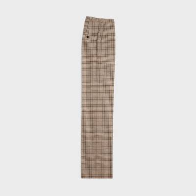CELINE Tixie pants in checked Cashmere wool outlook