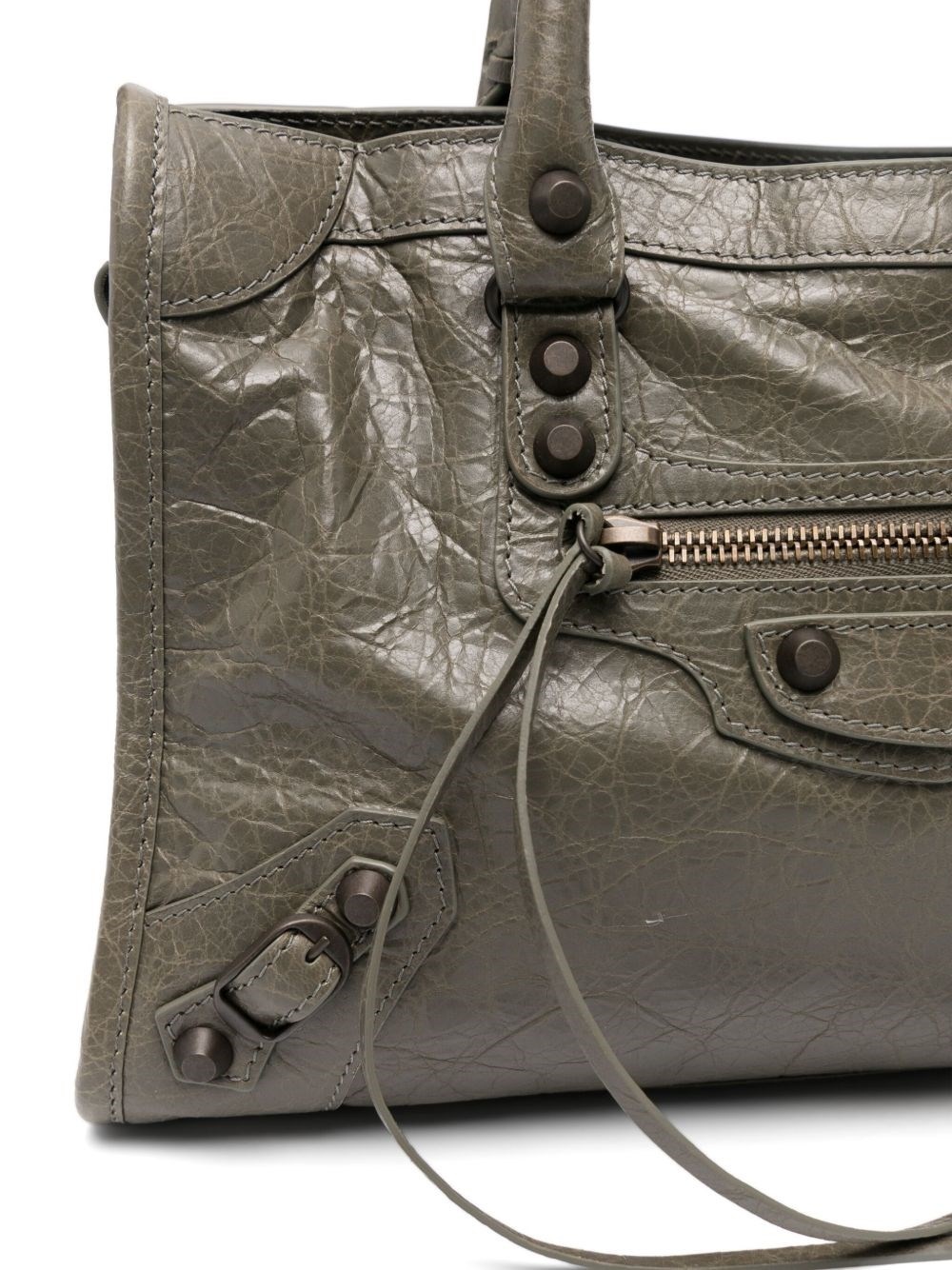 City small leather handbag - 4