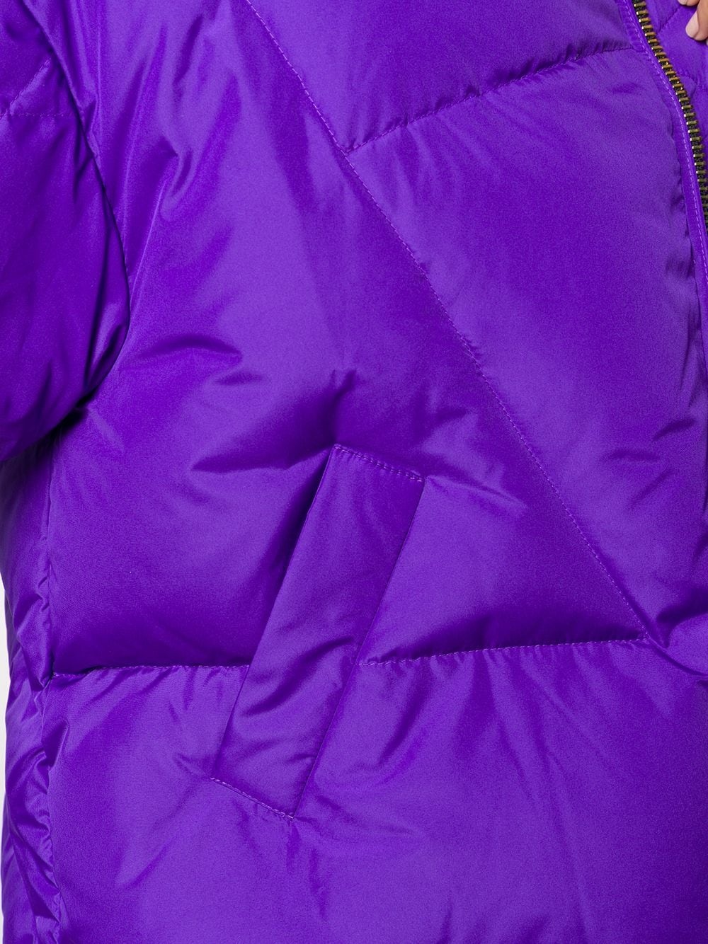 zipped puffer jacket - 5