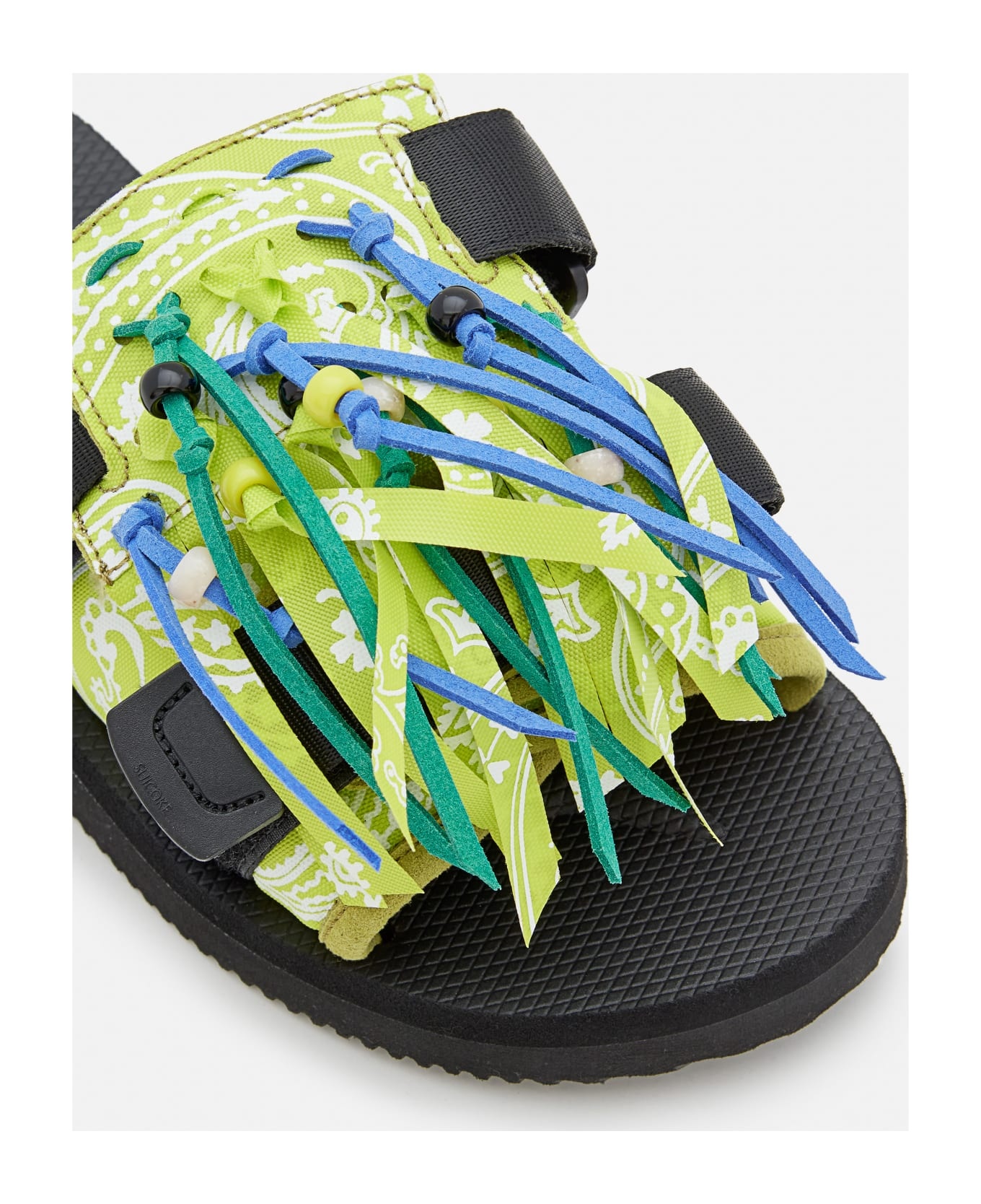 Suicoke X Alanui Moto Fringed Slippers - 4