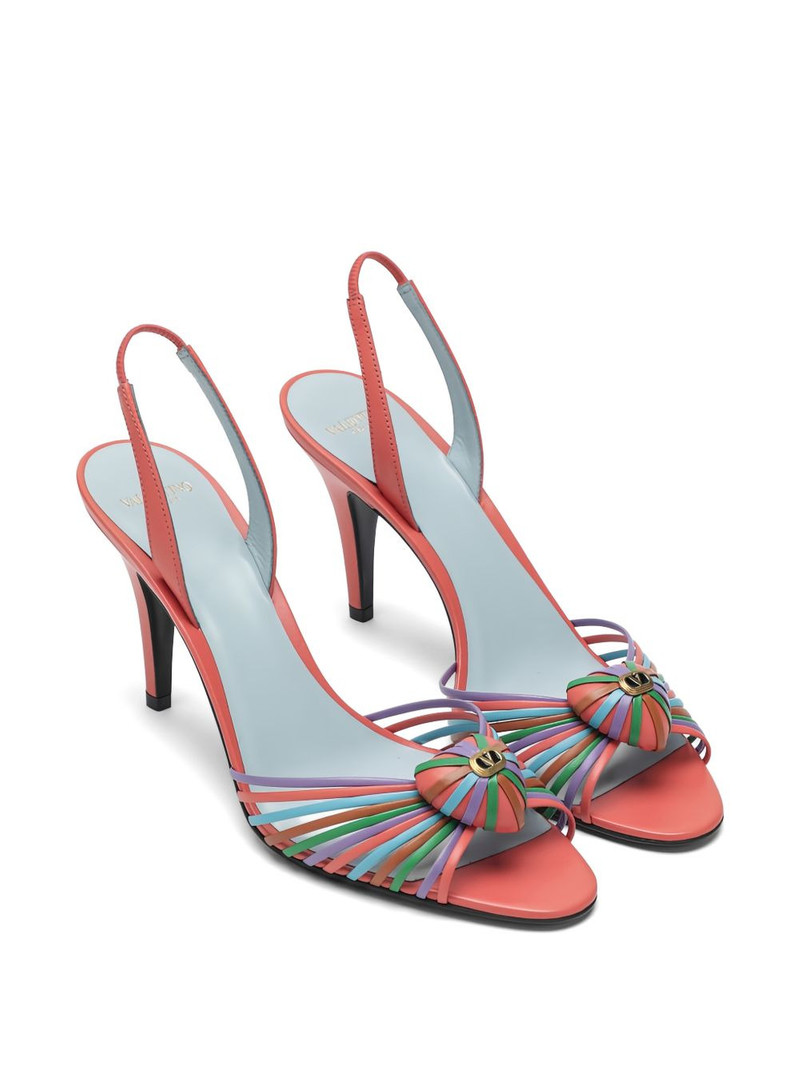 Valentino appliqué-detail sandals outlook