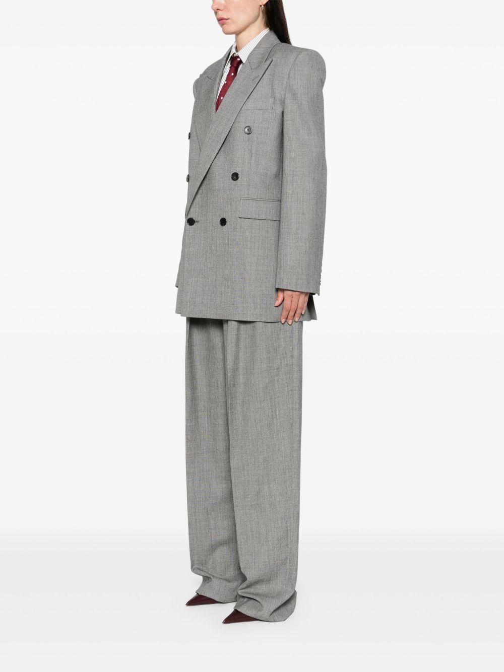 wool blazer - 3