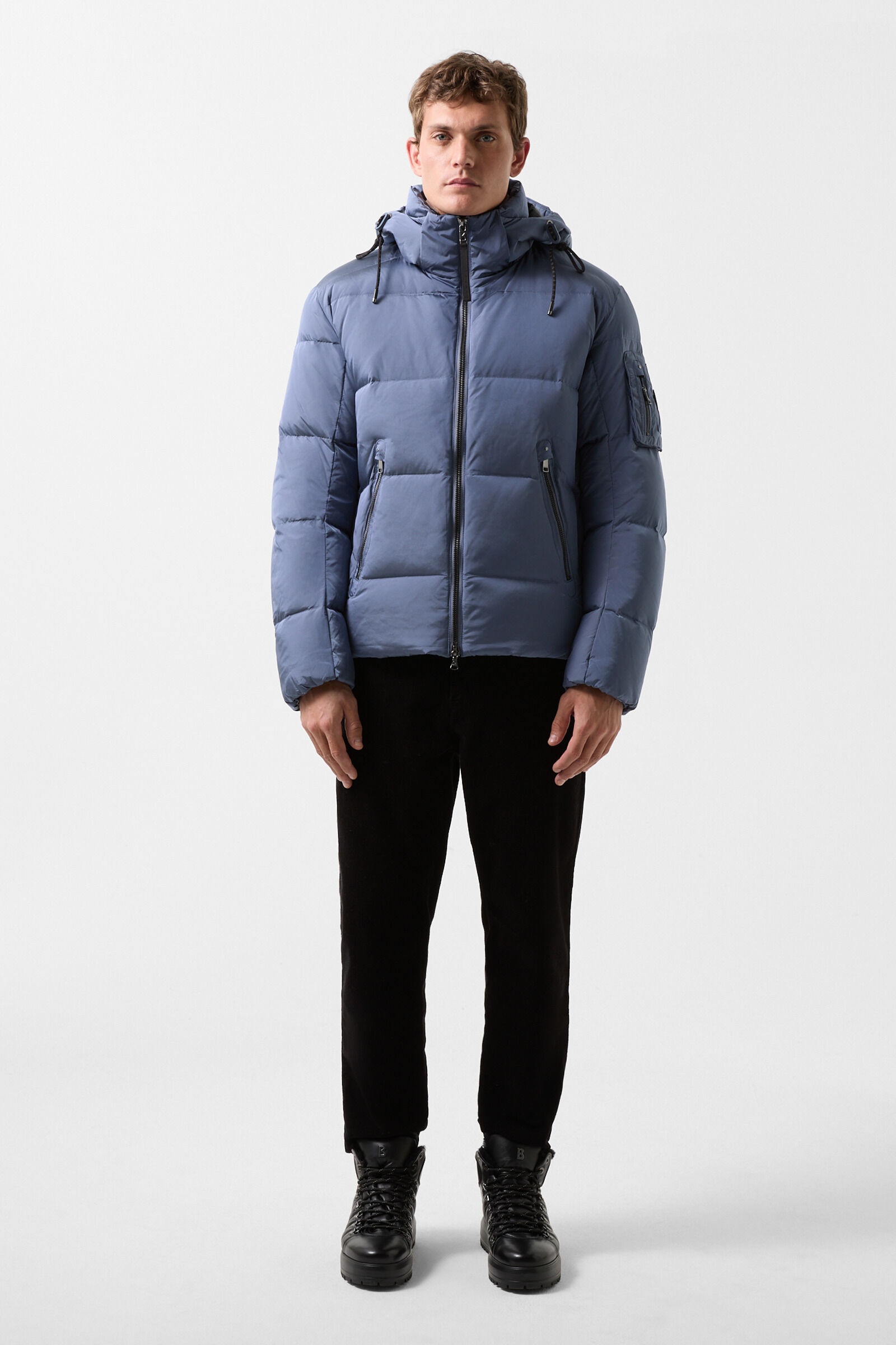 Jamy Down jacket in Blue gray - 3