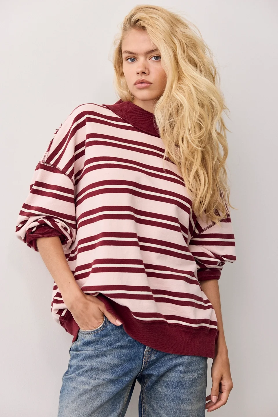 Palm Springs Striped Pullover - 1