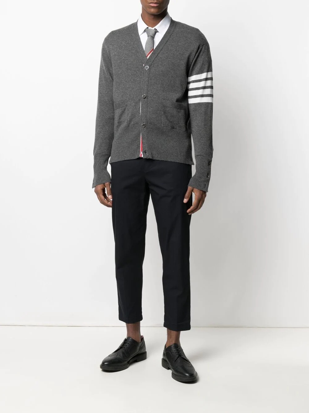 4-Bar stripe cardigan - 2