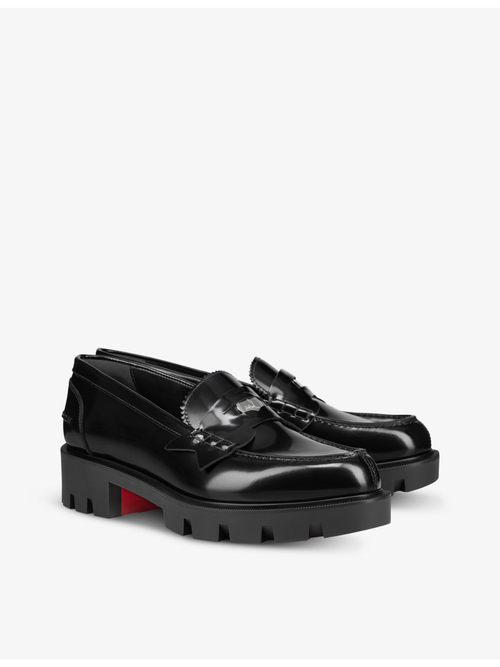 Penny Lug leather loafers - 3
