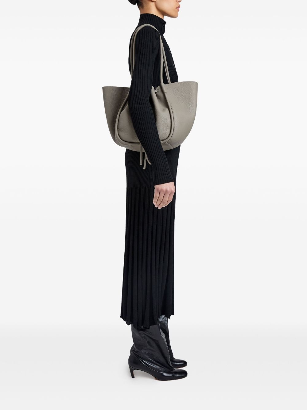 large Ruched tote bag - 2