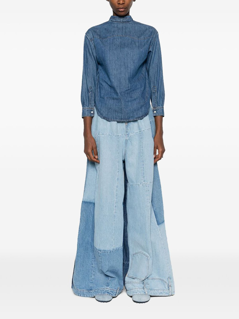 A.W.A.K.E. MODE button denim shirt outlook