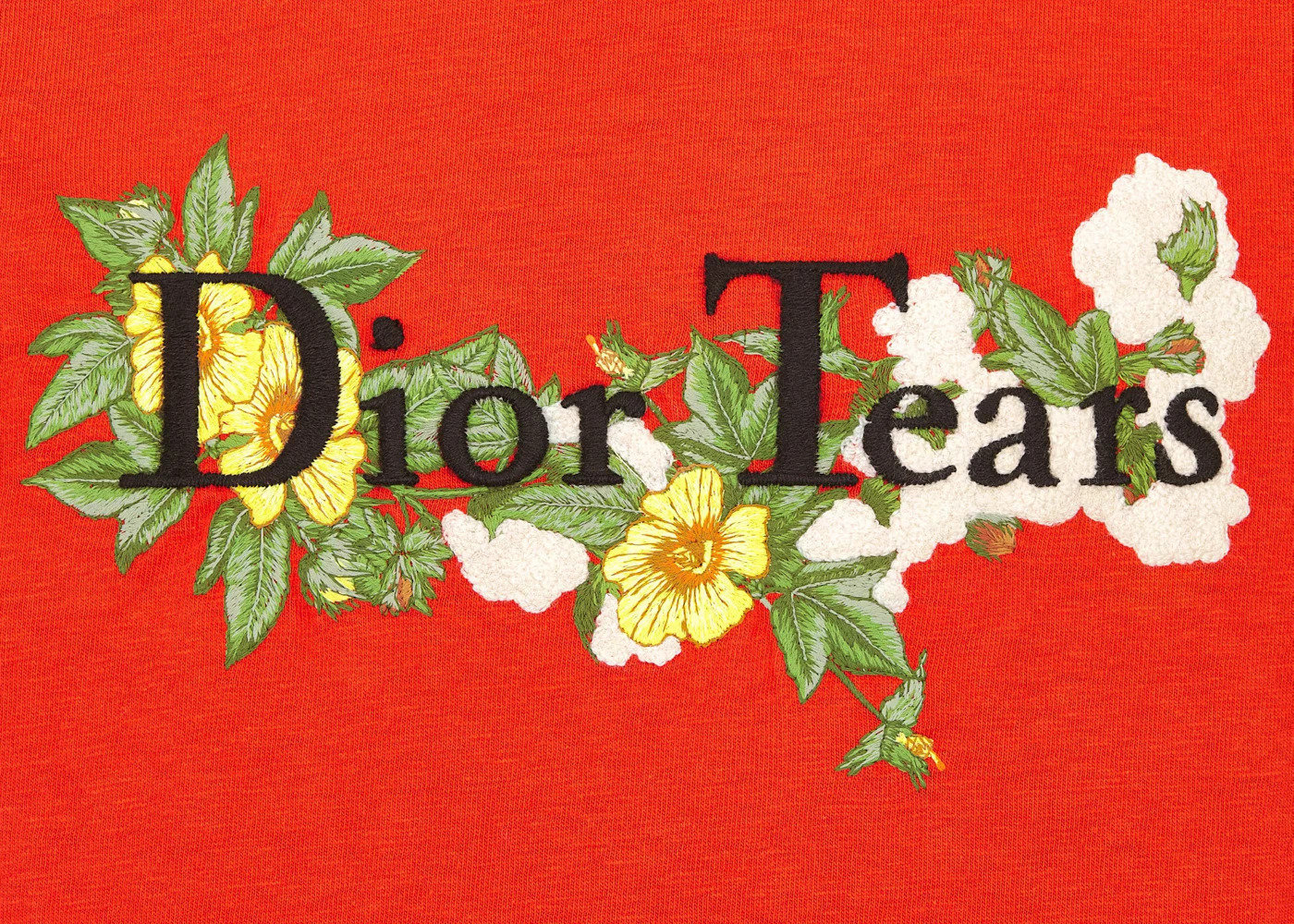 Dior x Denim Tears Relaxed-Fit T-Shirt Red - 2