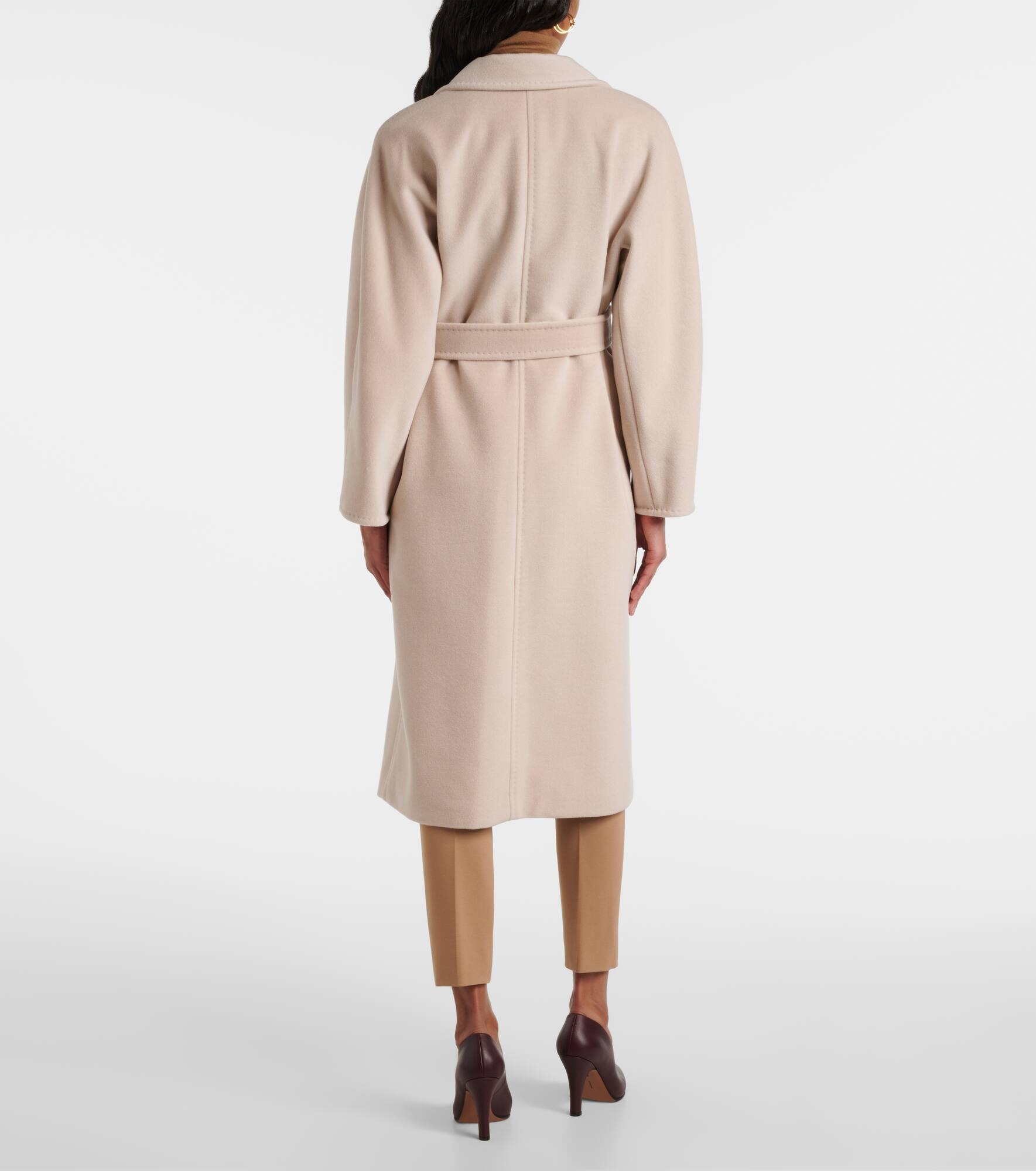 Ticino double-breasted wool and cashmere coat - 3