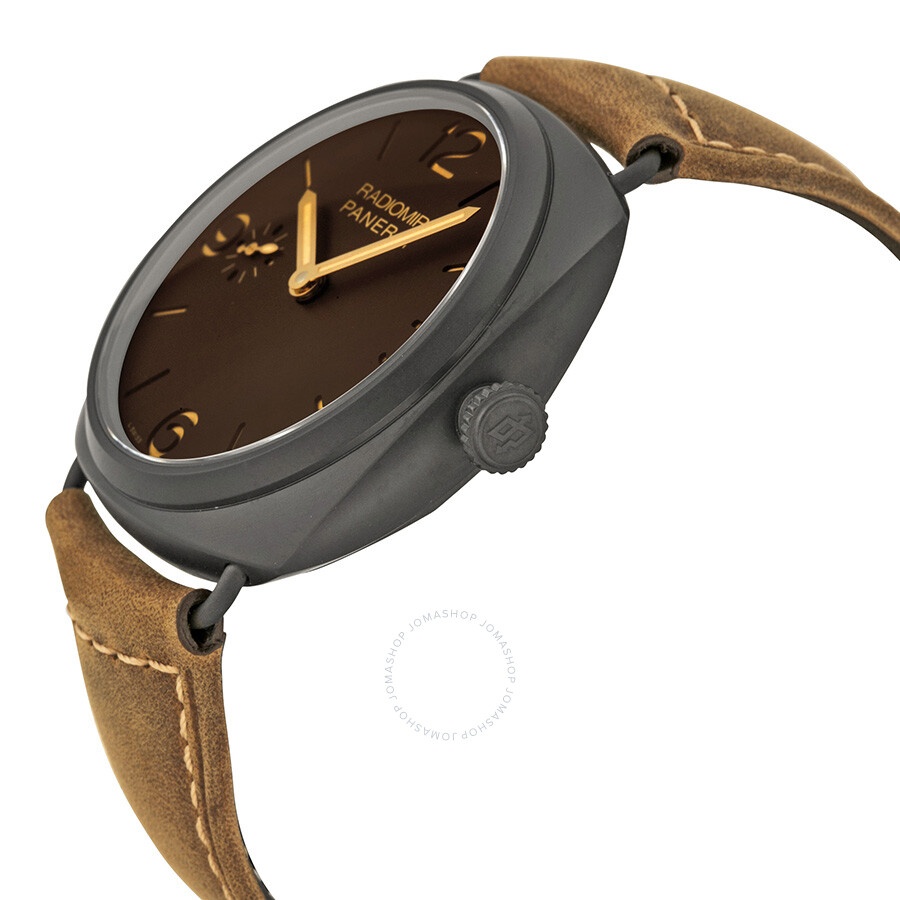 Pre-owned Panerai Radiomir Composite 3 Days Brown Dial Men's Watch PAM00504 - 2
