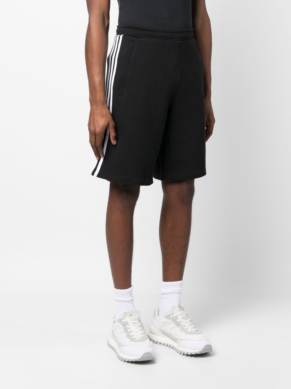 stripe-detailing track shorts - 3