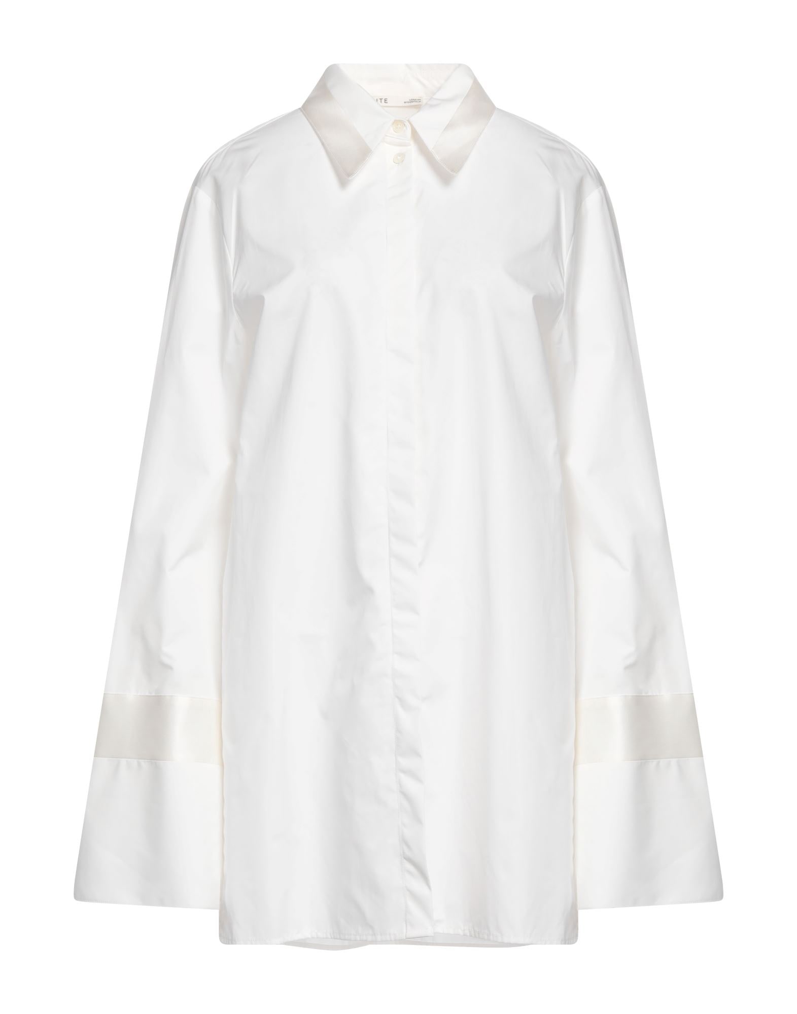 Off white Women's Solid Color Shirts & Blouses - 1