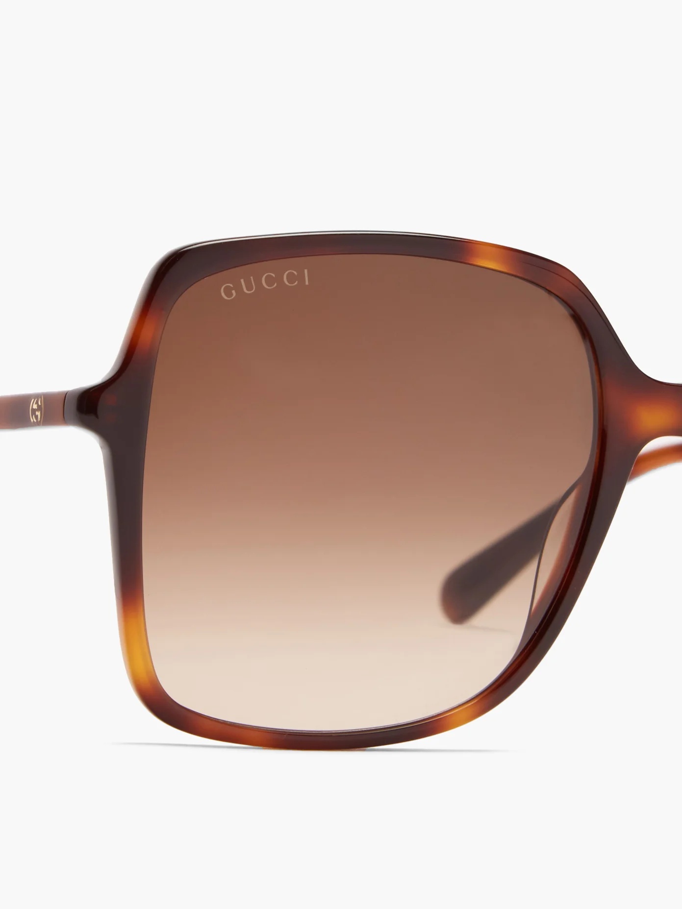 GG oversized tortoiseshell acetate sunglasses - 2