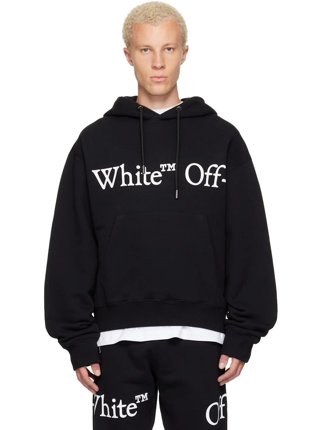 Black Bookish Scarf Regular Hoodie - 1